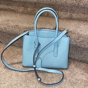 small kate spade robin egg blue crossbody bag